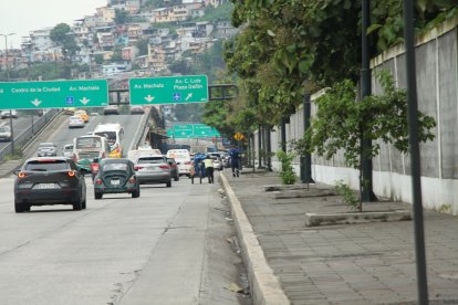 El hecho ocurrió en la avenida Pedro Menéndez, en el norte de Guayaquil