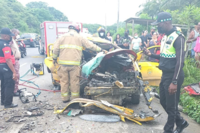 Una persona murió en un accidente de tránsito en Atacames.