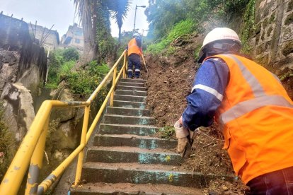 Guápulo tendrá un cierre prolongado por trabajos tras las lluvias.