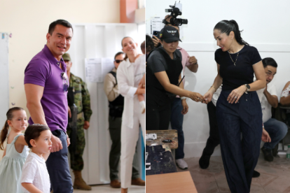 Daniel Noboa y Luisa González buscan la Presidencia de Ecuador este 2025.