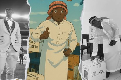 El traje de Segundo Castillo se volvió viral en redes sociales.