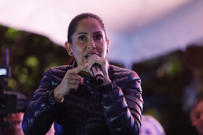 Luisa González, candidata presidencial por la Revolución Ciudadana.