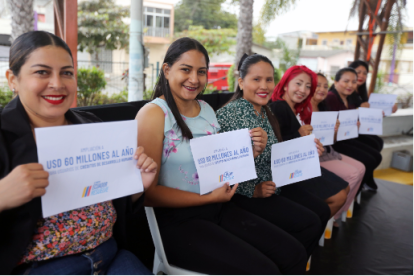 Las personas que se benefician del Crédito de Desarrollo Humano pueden usarlo de dos maneras.