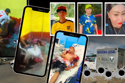 En la iglesia central del cantón Buena Fe se efectuó la misa de cuerpo presente de los tres fallecidos.