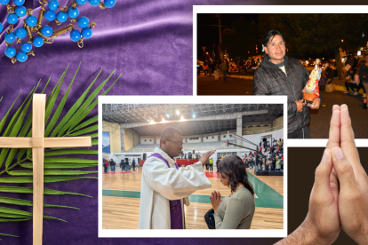 La Caminata de la Fe marcó el inicio de la Semana Santa en la provincia de Tungurahua.