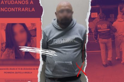 El sujeto era pareja de la mujer desaparecida.