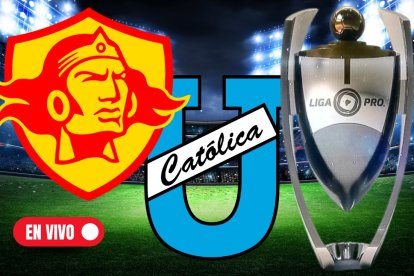 Universidad Católica visita a Aucas en la LigaPro 2025.