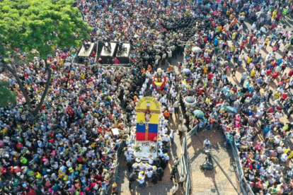 Semana Santa: Guayaquil se prepara para las procesiones, una de estas la del Cristo del Consuelo.