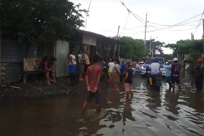 En este sector del cantón Milagro ocurrió la desgracia.