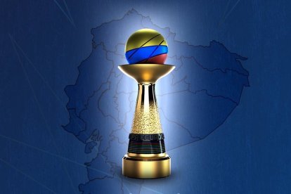 Este es el trofeo de la Copa Ecuador.