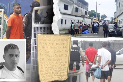 "Un panfleto con amenazas fue hallado en el lugar donde apareció un cuerpo desmembrado. La Policía ejecutó un operativo en el cantón tras la reciente ola de crímenes.