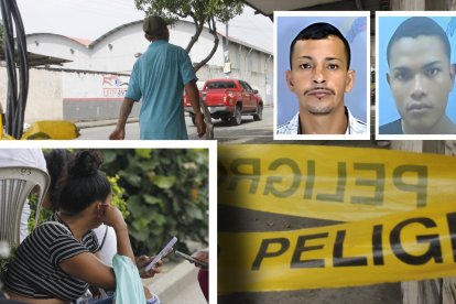 La policía acordonó la escena del crimen. Hallaron más de 30 indicios.