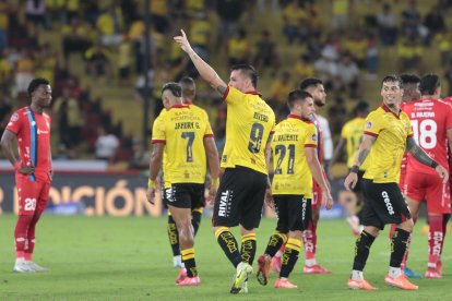 Barcelona SC: Octavio Rivero marcó el gol del triunfo ante El Nacional.