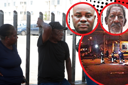 Familiares de Darwin Hinostroza acudieron a la morgue para retirar su cuerpo.