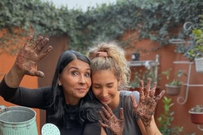 Madre e hija tenían una bonita relación de complicidad.