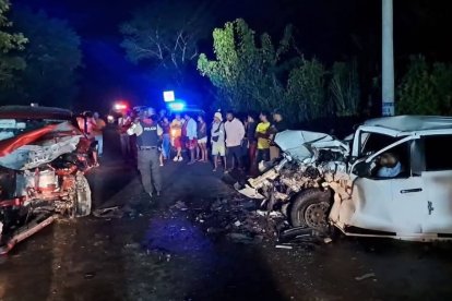 El accidente de tránsito dejó tres personas fallecidas.