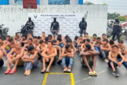 Los aprehendidos fueron llevados ante la autoridad judicial competente.