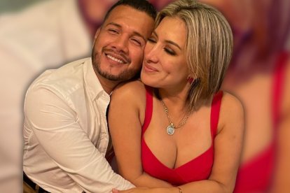 Jorge Luis Zambrano González, alias Rasquiña, junto a Samara Rivera.