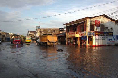 Así se veía el centro de Salitre la tarde de este 22 de abril.