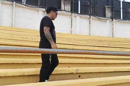 Edison Pilataxi volvió al estadio Alejandro Serrano Aguilar.