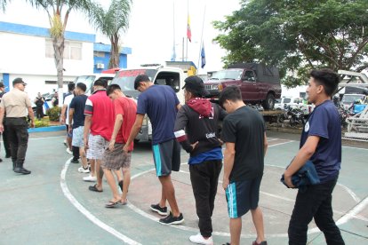 En el operativo hubo personas detenidas, retenidas y aprehendidas.