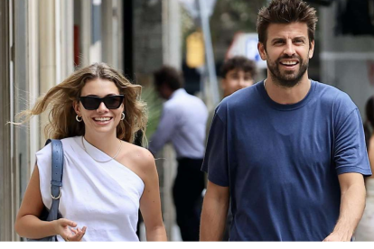 Gerard Piqué y Clara Chía en sus paseos
