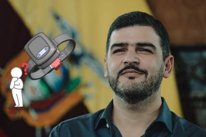 El alcalde de Guayaquil asegura que el grillete afecta su salud y pide revisar la medida.