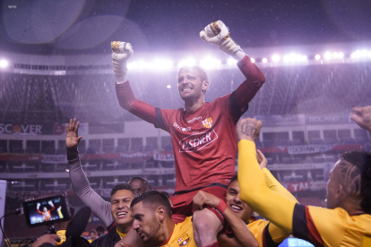 Javier Burrai fue la figura de Barcelona en la final ganada a Liga de Quito 2020 en el Rodrigo Paz Delgado.