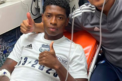 El jugador Jackson Rodríguez se perdió una temporada con Emelec luego de una lesión