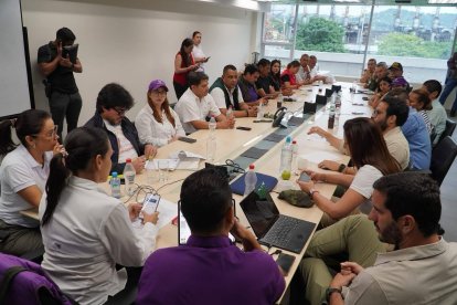 El COE se reunió en Esmeraldas, este 25 de abril.