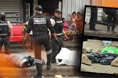 El pasado 11 de marzo, en el parterre central de Las Cañas aparecieron fundas con restos humanos. Aun así, el comercio no se detuvo.