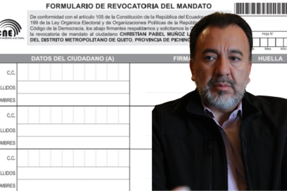El alcalde de Quito, Pabel Muñoz, se encuentra actualmente en medio de un proceso de revocatoria de su mandato.