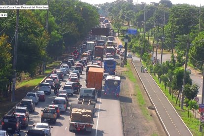 La ATM publicó una foto en la cual se notaba el tráfico congestionado.