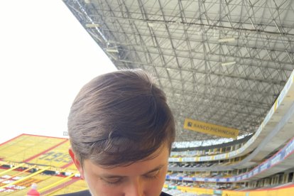 Ángel Ramírez el hincha y socio de Barcelona que nació el 1 de mayo.