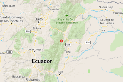 Sismo se registró en Napo.