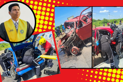 Por un aparente exceso de velocidad se habría dado el choque entre tres vehículos.