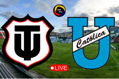 Técnico Universitario recibe a la Universidad Católica en el estadio Bellavista.