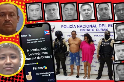 Eugenio Ordóñez Cabezas intentó eludir a la justicia proporcionando una identidad falsa. Junto a él fue detenida una mujer. Alias Mácula fue asesinado en el suroeste de Guayaquil.