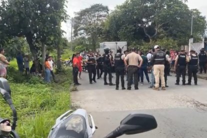 Se registró balaceras en varios puntos de Quevedo, en Los Ríos.