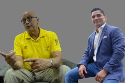 Roberto Ibañez (i) busca llegar a la presidencia del COE, mientras que Jorge Delgado (d) va por la reelección