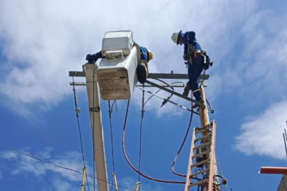 Por trabajos de mantenimiento se realizarán cortes de luz en determinados horarios.