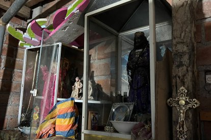 Las imagenes encontradas durante los allanamientos.