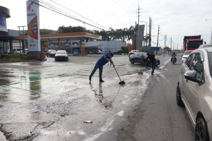 El área en donde se produjo el ataque fue limpiada posteriormente.