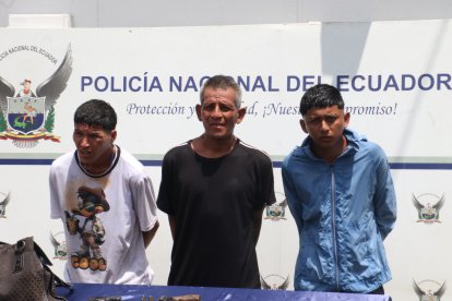 Los aprehendidos son adultos y dos de ellos tienen antecedentes penales.