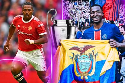 Antonio Valencia y Willian Pacho ecuatorianos con finales en la Champions.