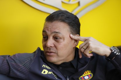 Alfaro Moreno, exjugador y expresidente del Barcelona SC.