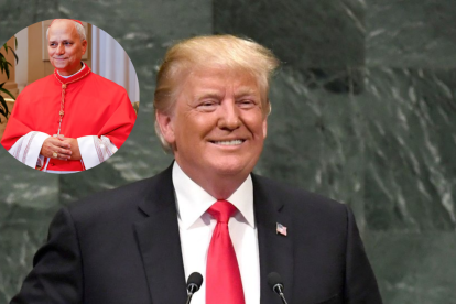 Donald Trump celebró la elección del papa León XIV, destacando su origen estadounidense.