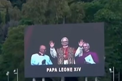 La pantalla gigante de la cancha central del Foro Itálico así anunció la noticia.