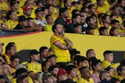 La hinchada de Barcelona SC lo dice todo, no entienden como su equipo volvió a perder e local