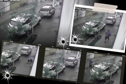 El ataque en contra del plantel quedó registrado en cámaras de seguridad.